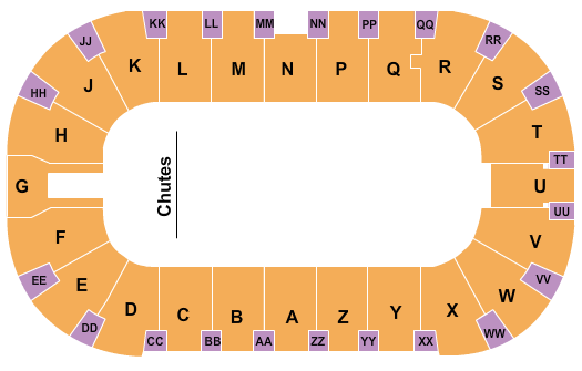 Toyota Center - Kennewick Rodeo Seating Chart