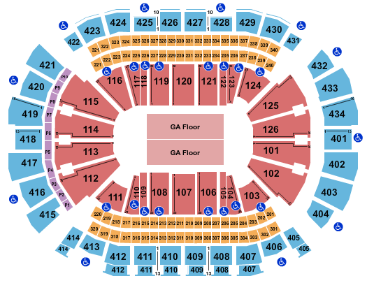 Bad Bunny Toyota Center - TX Seating Chart