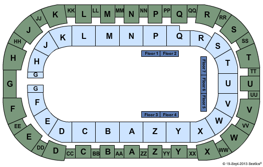 Toyota Center - Kennewick Circus Seating Chart