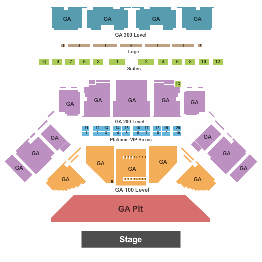 Toyota Oakdale Theatre Tickets & Seating Chart ETC