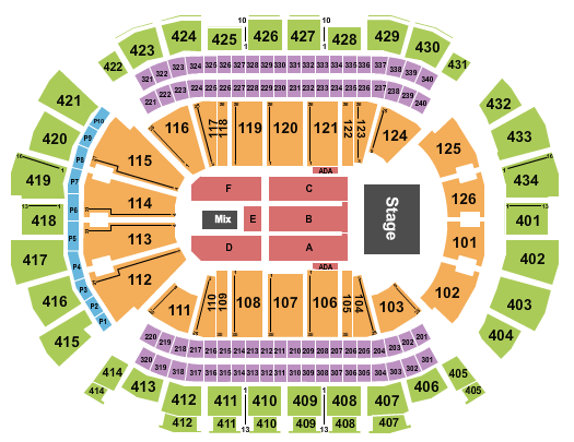 Toyota Center - TX Ricardo Arjona 1 Seating Chart