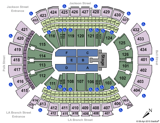 Toyota Center - TX Ariana Grande Seating Chart