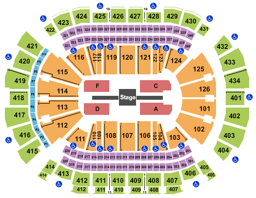 Toyota Center - TX Bad Bunny Seating Chart