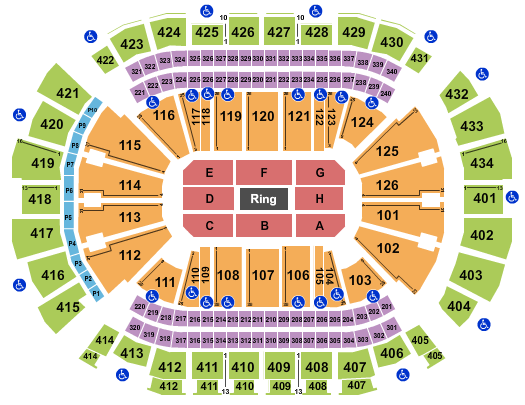 Toyota Center - TX Boxing 2 Seating Chart