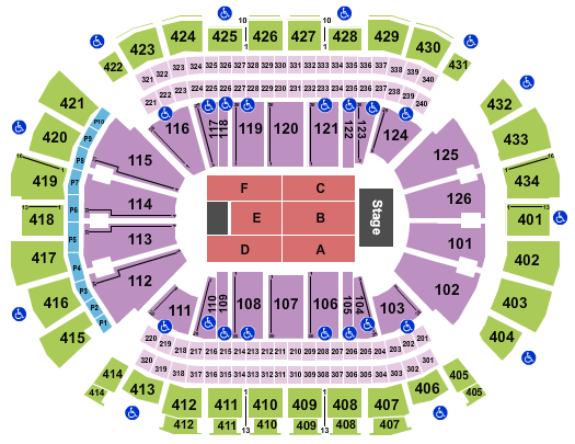 Toyota Center - TX Camila Cabello Seating Chart