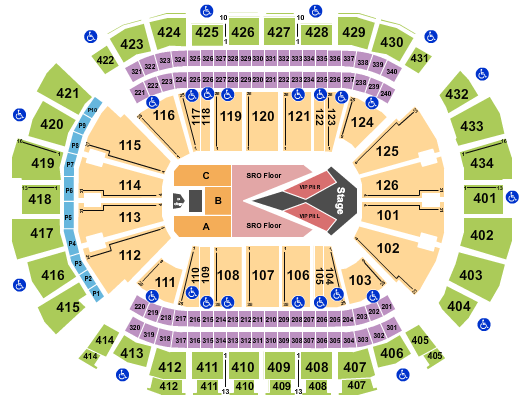 Toyota Center - TX Carrie Underwood 2 Seating Chart