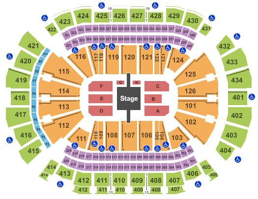 Toyota Center - TX Chris Brown Seating Chart