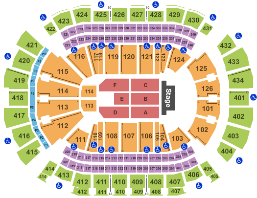 Toyota Center - TX Endstage 2 Seating Chart