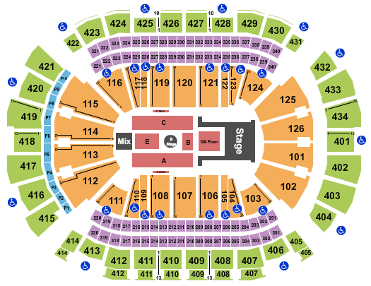 Toyota Center - TX Lil Baby Seating Chart