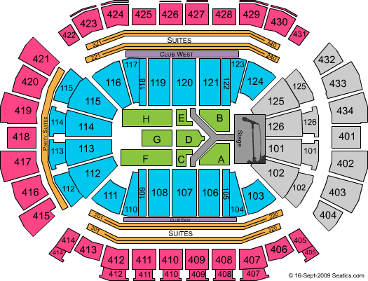 Toyota Center - TX Maxwell Seating Chart
