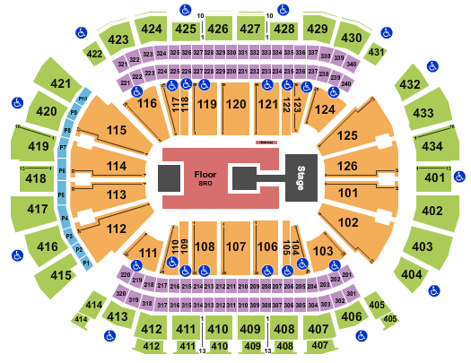 Toyota Center - TX NCT Dream Seating Chart
