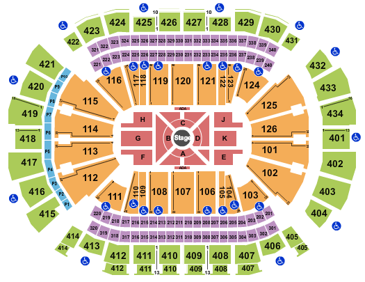 Toyota Center - TX Nate Bargatze Seating Chart