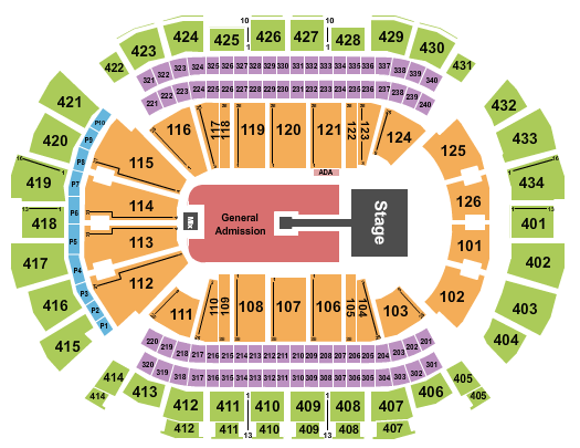 Toyota Center - TX Playboi Carti Seating Chart