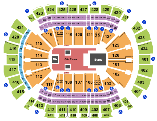 Toyota Center - TX Playboi Carti Seating Chart