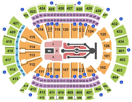 Toyota Center - TX Post Malone 2 Seating Chart