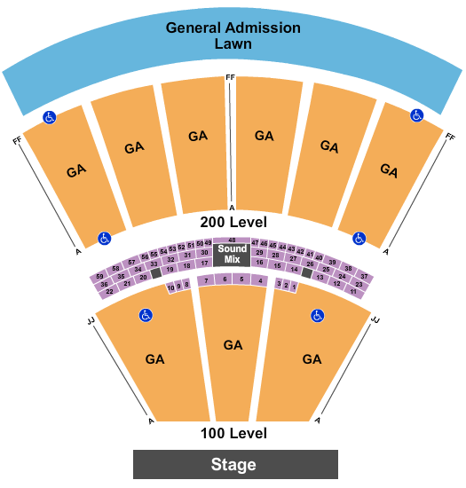 The Pavilion At Montage Mountain General Admission Seating Chart