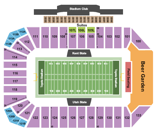 Toyota Stadium Seating Chart