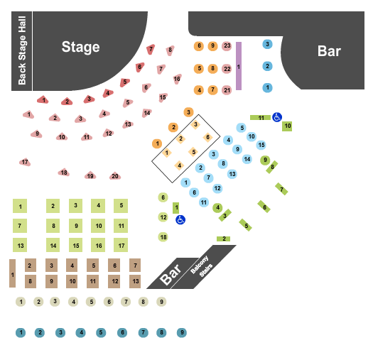 Tralf Endstage 2 Seating Chart