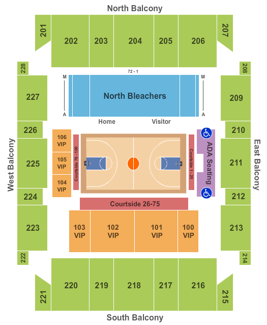 Trask Coliseum Harlem Globetrotters Seating Chart