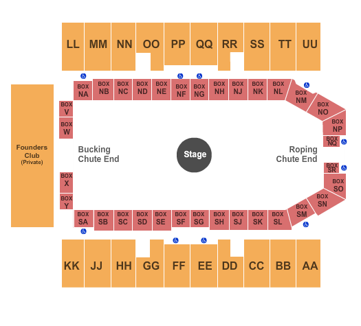 Travis County Expo Center End Stage Seating Chart