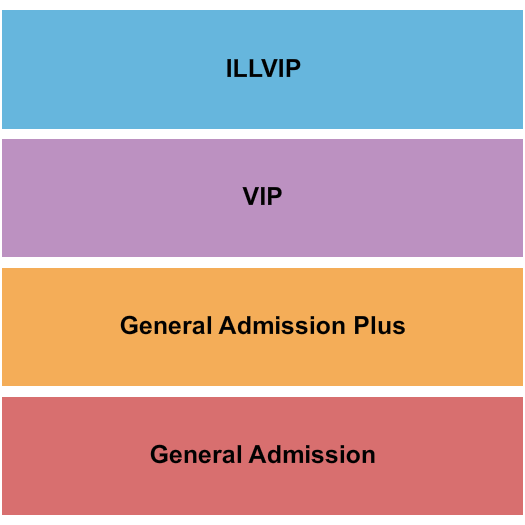 Travis County Expo Center GA/GA Plus/VIP/ILLVIP Seating Chart