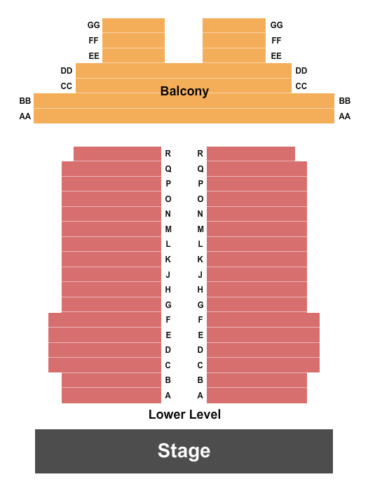 Trent Lott Theatre At Mary C. O’Keefe Cultural Center Seating Chart