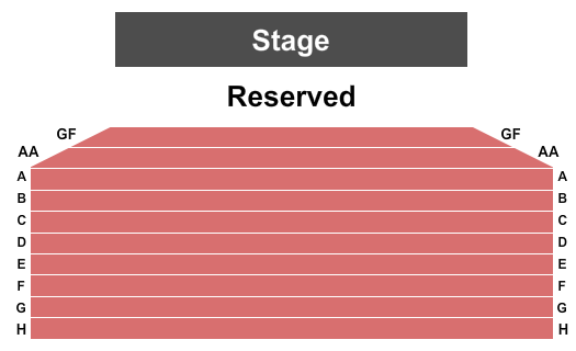 Hanesbrands Theatre End Stage Seating Chart