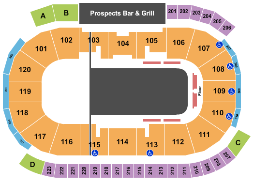 Tribute Communities Centre Cirque - Crystal Seating Chart