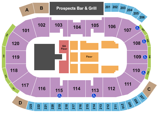 Tribute Communities Centre Dierks Bentley 2 Seating Chart