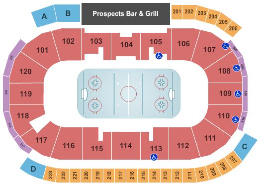 Sudbury Wolves Arena Seating Chart