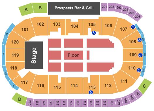 Tribute Communities Centre Reba McEntire Seating Chart