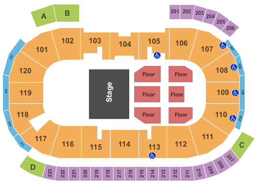 Tribute Communities Centre Price is Right Seating Chart