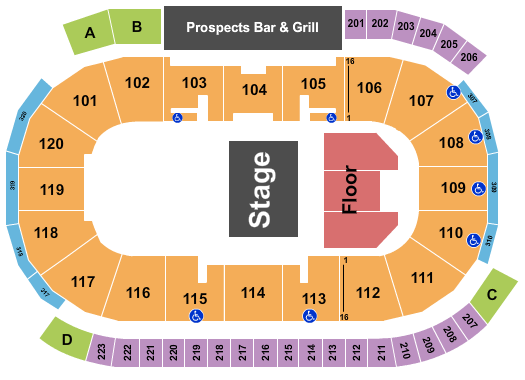 Tribute Communities Centre Theatre Seating Chart