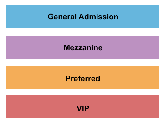 Tropicana Theater At Tropicana Hotel & Casino Legends In Concert Seating Chart