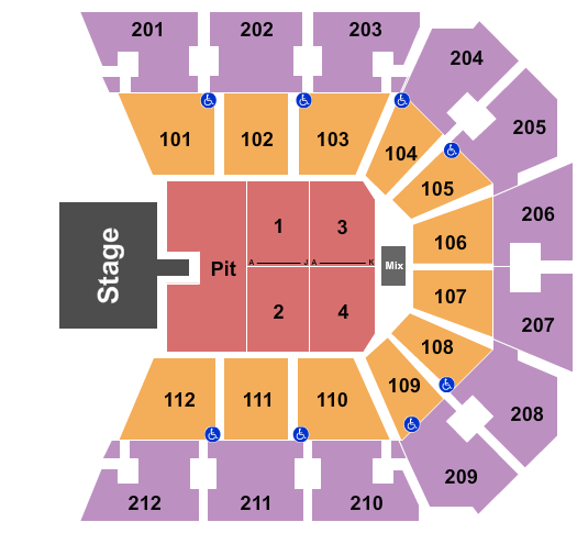 Truist Arena Jon Pardi Seating Chart