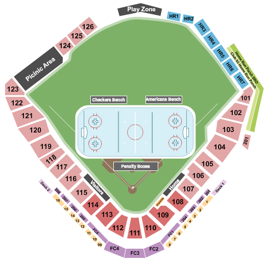 Truist Field - Charlotte Hockey Seating Chart