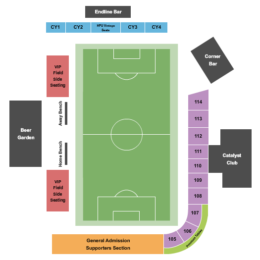 Truist Point Ballpark Soccer Seating Chart