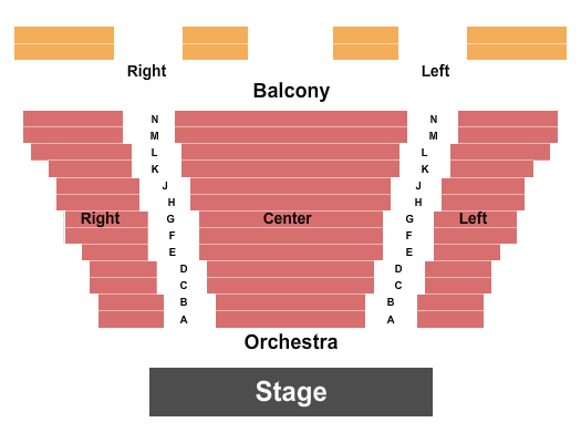 Tryon Fine Arts Center Endstage Seating Chart