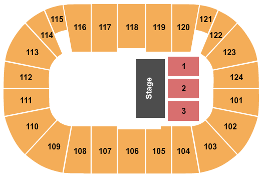 Tsongas Center Seating Chart With Rows