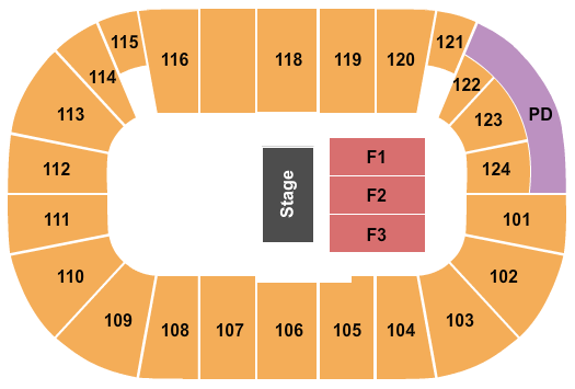 Tsongas Center Endstage 3 Seating Chart
