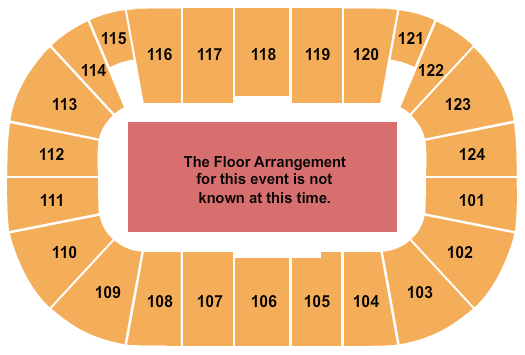 Tsongas Center Generic Floor Seating Chart