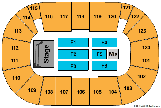 Tsongas Center Jingle Ball Seating Chart