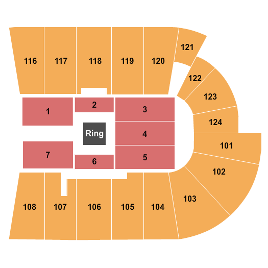 Tsongas Center WWE Seating Chart