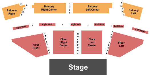 Tuckerman Hall Endstage Seating Chart