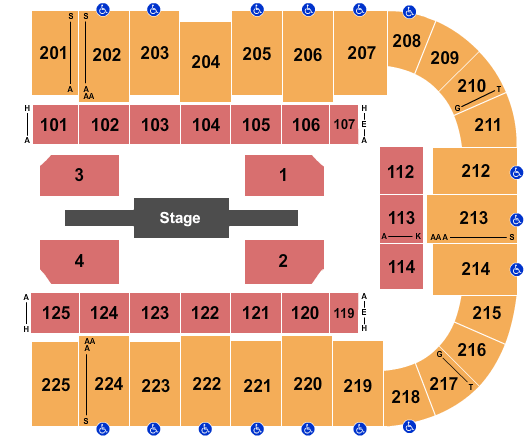 Tucson Arena At Tucson Convention Center Bad Bunny Seating Chart