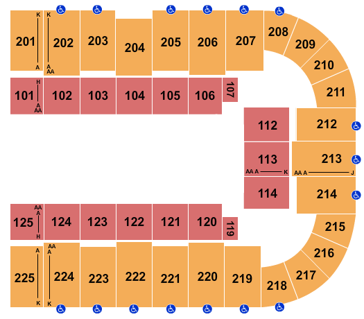 Tucson Arena At Tucson Convention Center Cirque Crystal Seating Chart