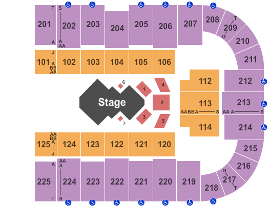 Tucson Arena At Tucson Convention Center Cirque du Soleil Seating Chart