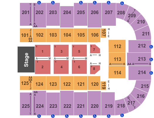 Tucson Arena At Tucson Convention Center Janet Jackson Seating Chart