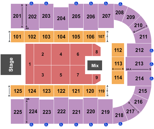 Tucson Arena At Tucson Convention Center John Mulaney Seating Chart
