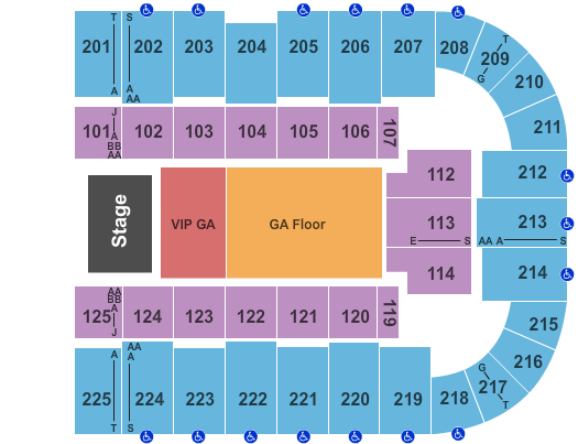 Tucson Arena At Tucson Convention Center Lecrae Seating Chart